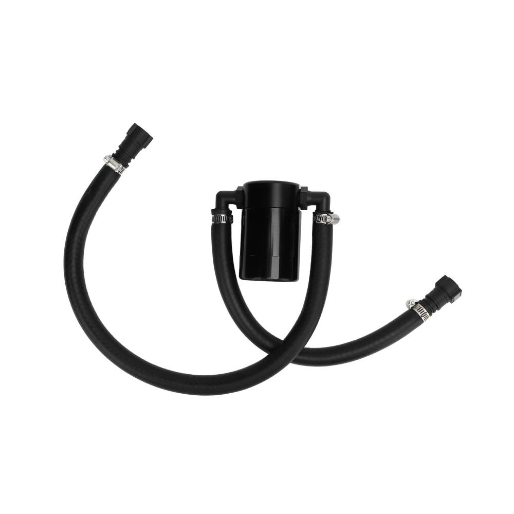 3OZ Öl Catch Can Feinmaschiger Filter Luft-Ölabscheider Reservoirtank mit Schläuchen für 1500 5.3L 6.2L 2019–2022 und XL 2021–2022 Auto-Zubehör