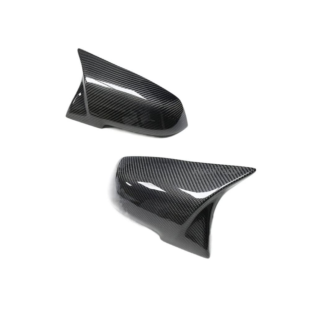 Carbon-Faser Rückspiegelabdeckungen für BMW 1 2 3 4 Serie F20 F30 F31 F32 F36 2012+ - Ersatzkappen für 320i 328i 330d 335i M3 M4 - Hochwertiger Stil