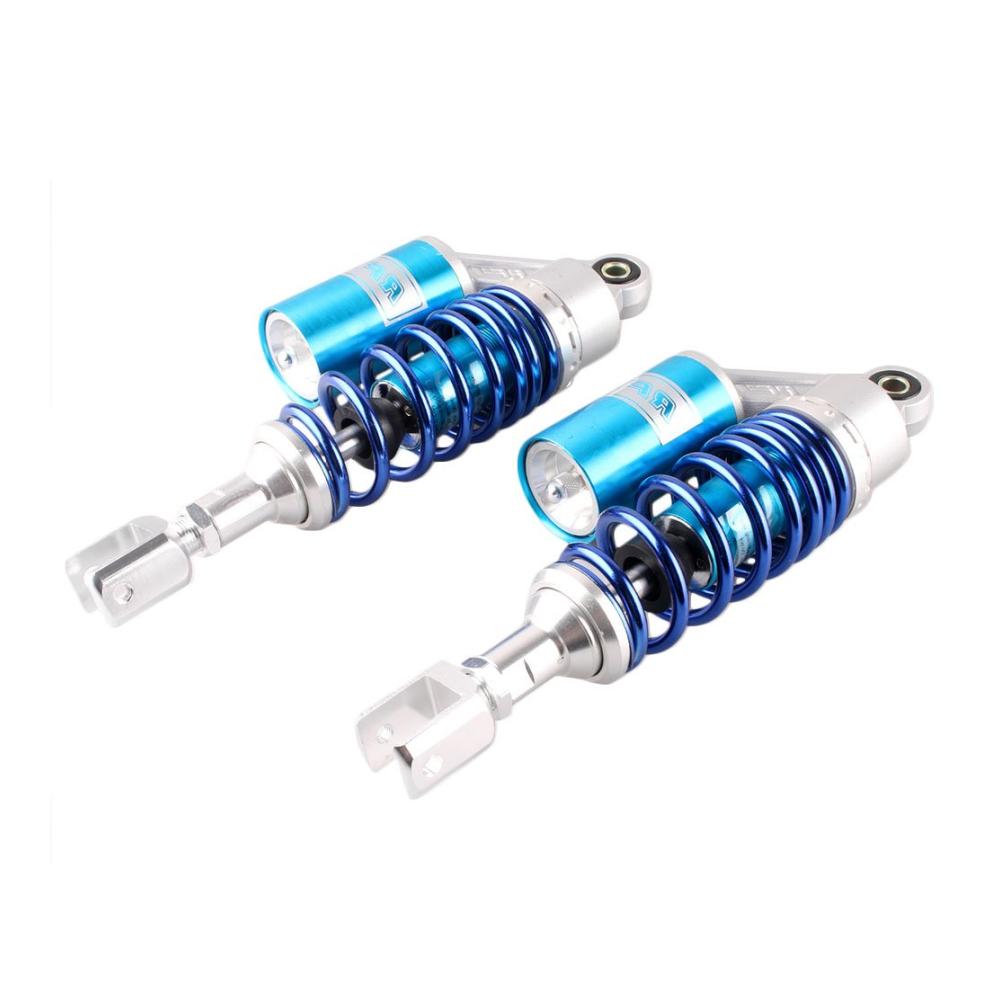 SIKUAI 280 mm Gabelkopf-Stoßdämpfer - Universeller Luftstoßdämpfer für Motorrad ATV Go-Kart Quad Dirt-Bikes - Blau passend für Honda Kawasaki Suzuki Yamaha