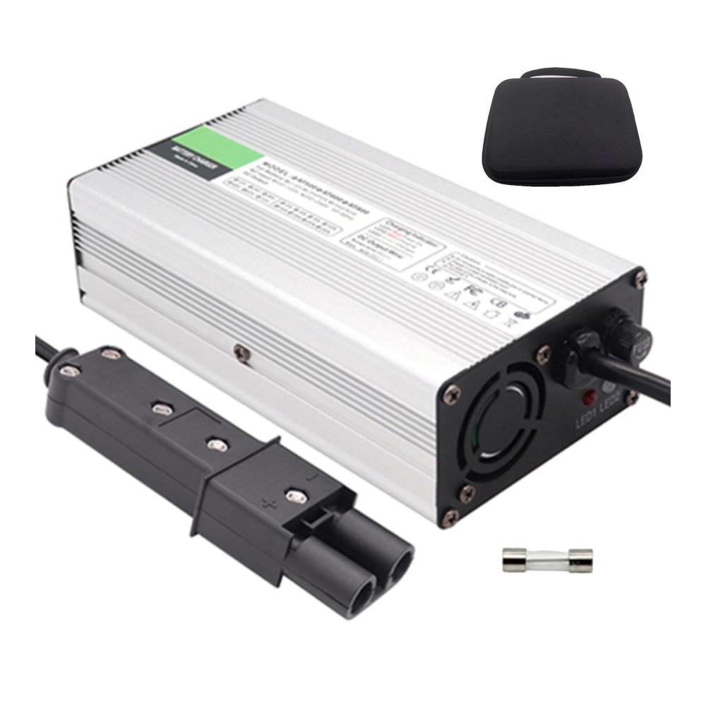 48V 6A Golfwagen Batterieladegerät Ersatz Ladegerät für G19 G22 Bleiakkuladegerät mit 2-poligem Stecker Hochwertiges Ladegerät für Golfwagen
