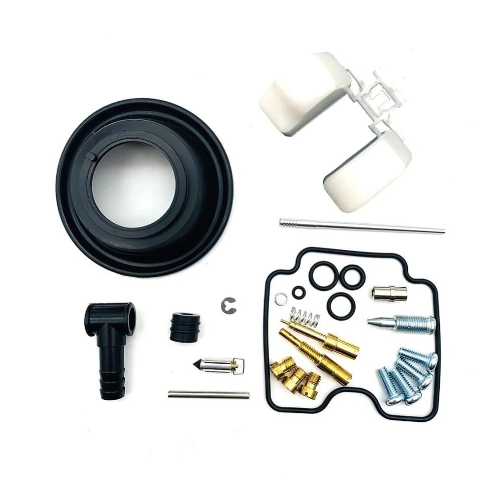 Hochwertiges Vergaser-Reparaturset für XJR400 (4HME/f/g/h/j/k/l) RH02J 2001-2007 - Inklusive Schwimmer und Vakuummembran - 4er Pack