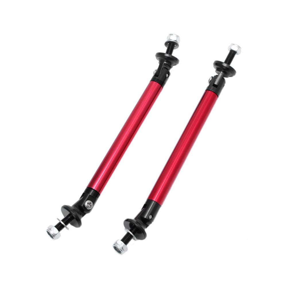 Universeller Edelstahl-Auto-Stoßfänger für Honda 2X Frontschürze Lip Splitter Spoiler Strebe Stangenstütze Spurstangen passend für die meisten Autos Farbe E