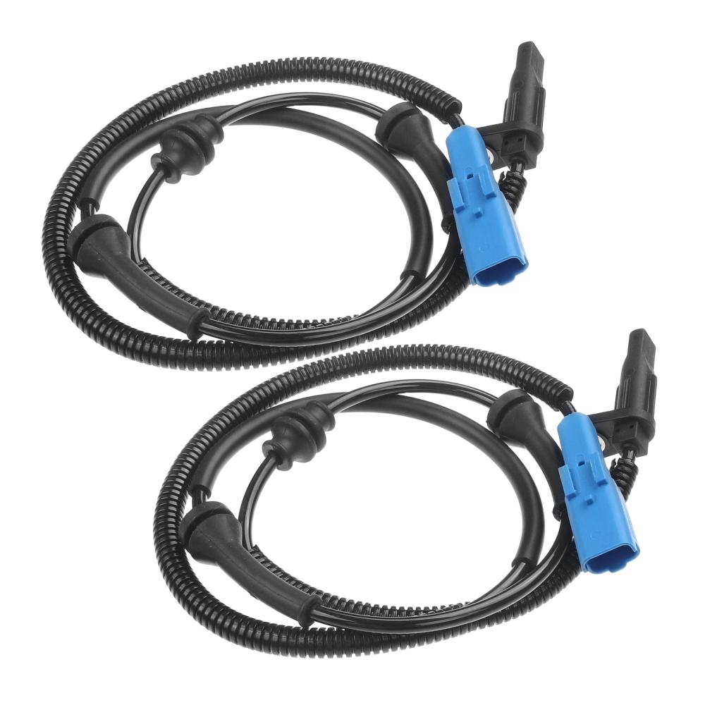 ABS-Raddrehzahlsensor 2x Für Celysee C3 II SC Picasso Sh C4 Cactus DS3 SA 2008 I CU 207 WA WC 207 CC WD 207 SW WK 208 I CA CC 301 2006 | Drehzahlgeber Set Für Citroën Peugeot | Ersetzt 65506.7880