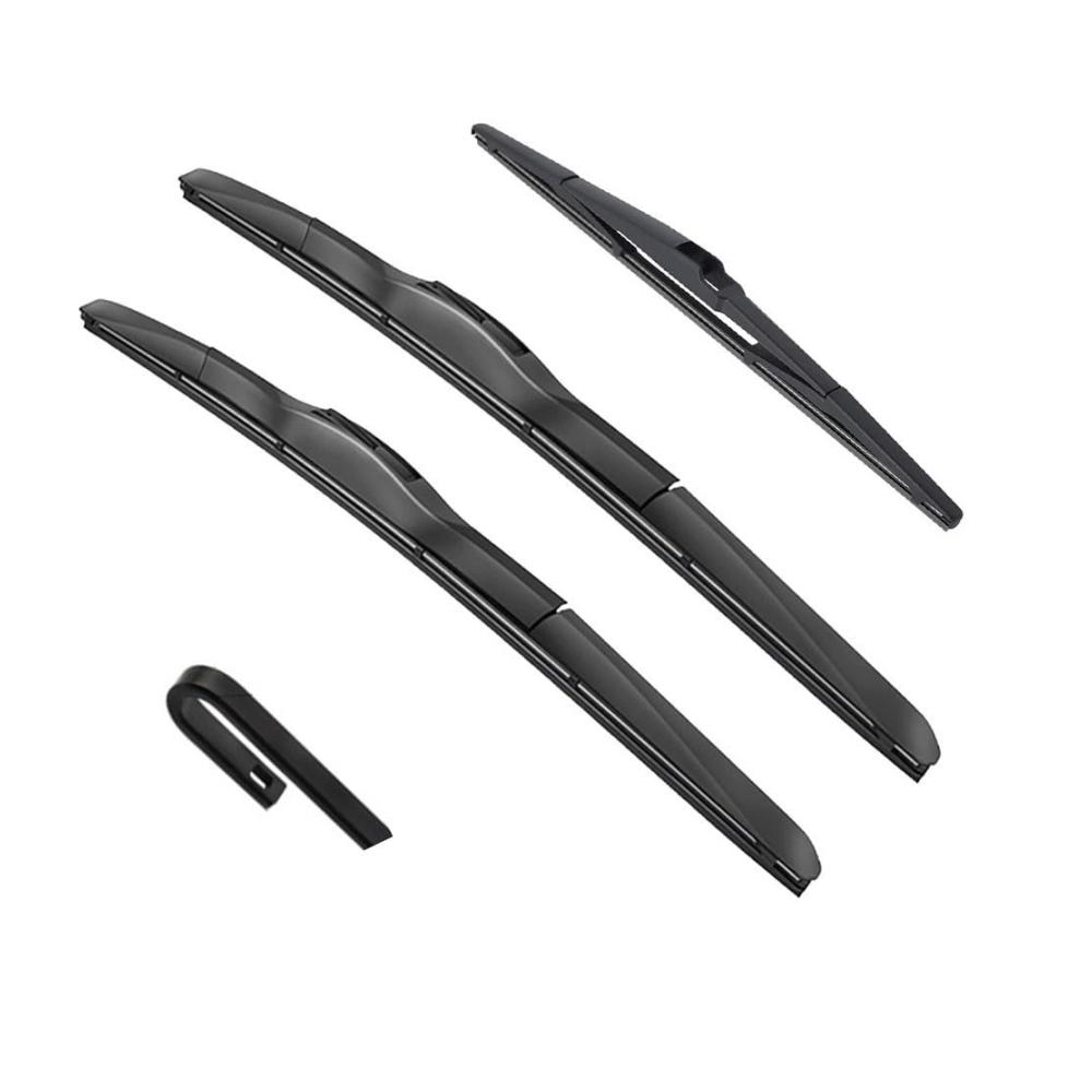Scheibenwischer Set für Kia Rio 4 YB/SC 2017–2023 – Vorder- & Hinterwischer Silikon Allwetter Windschutzscheibe Original-Zubehör Wischerblätter