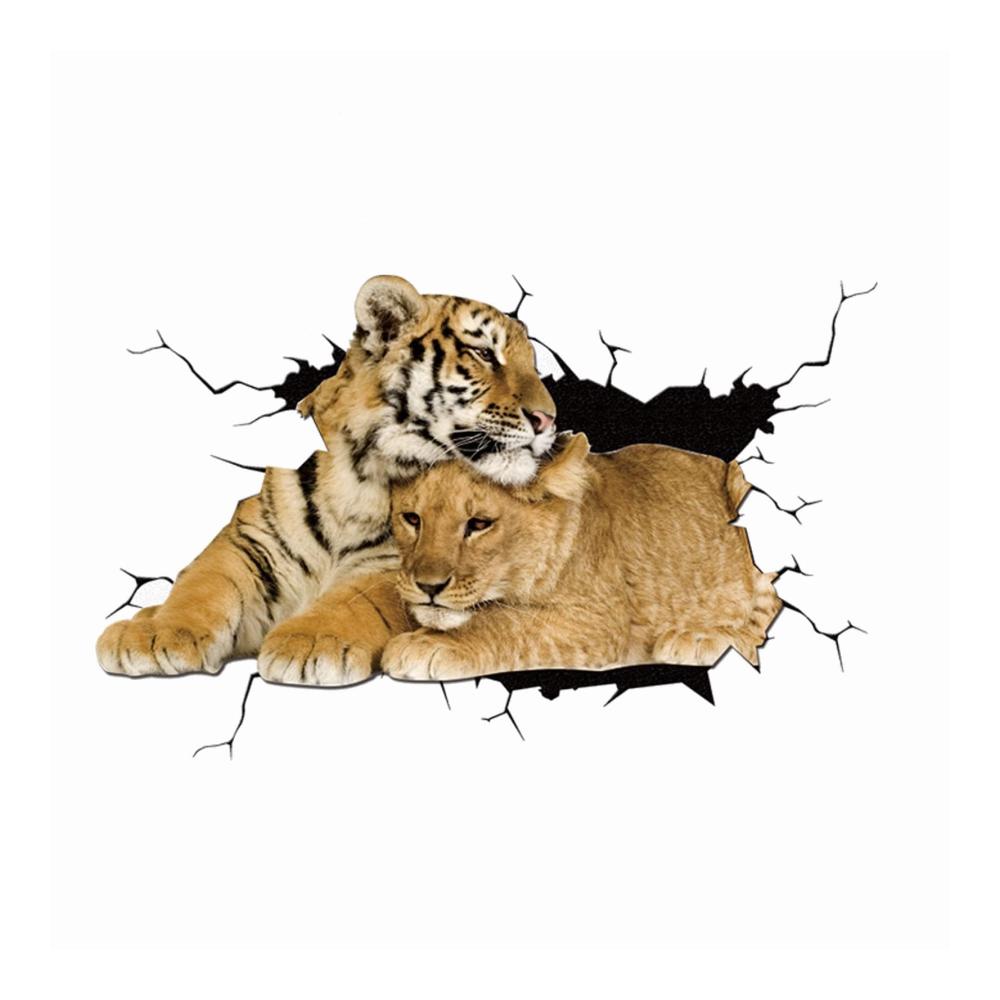 Tiger-Auto-Aufkleber kreative Tier-Designs für Motorhaube und Stoßstange personalisierte Körper-Aufkleber 50 x 317 cm für Autos Seiten- und Tür-Aufkleber