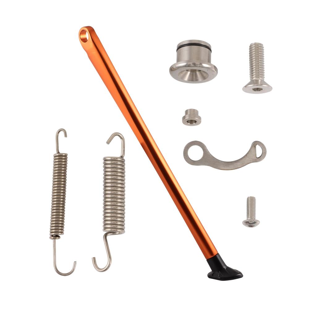 Motocross Seitenständer aus Aluminiumlegierung für EXCW TE TX FE – Robuste Seitenstrebe Halterung in Rot stabiler Ständer für Offroad-Bikes