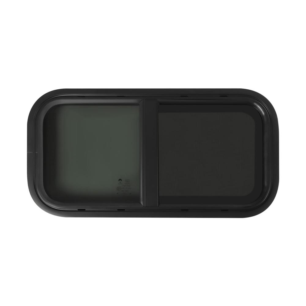 Caravan Wohnmobil Seitenfenster 600x300MM | Mit Bildschirm | Horizontale Schiebefenster für Wohnmobile & Anhänger