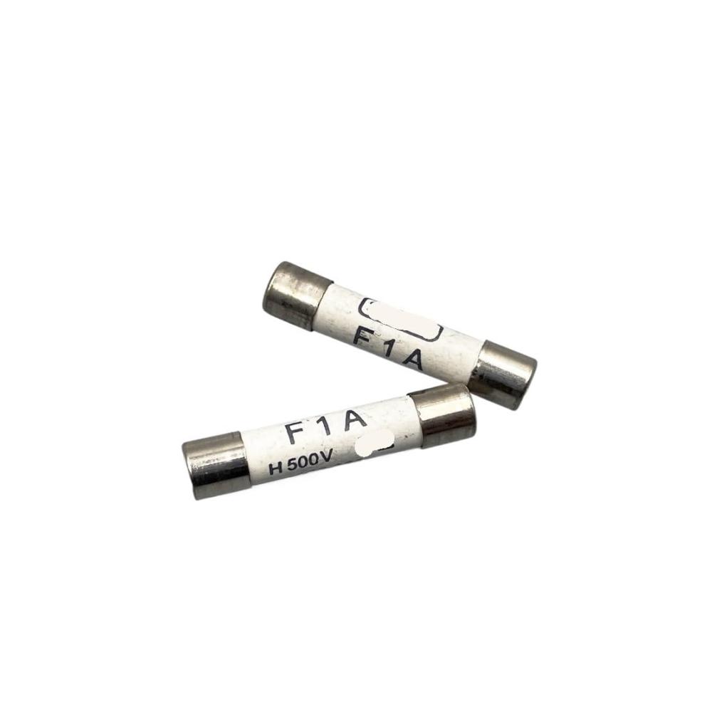 2 Stück Glassicherungen F 1A 500V 1500A 6x32mm Keramik-Sicherungseinsätze für elektrische Geräte Sicherungs-Röhrchen 189020 7006563