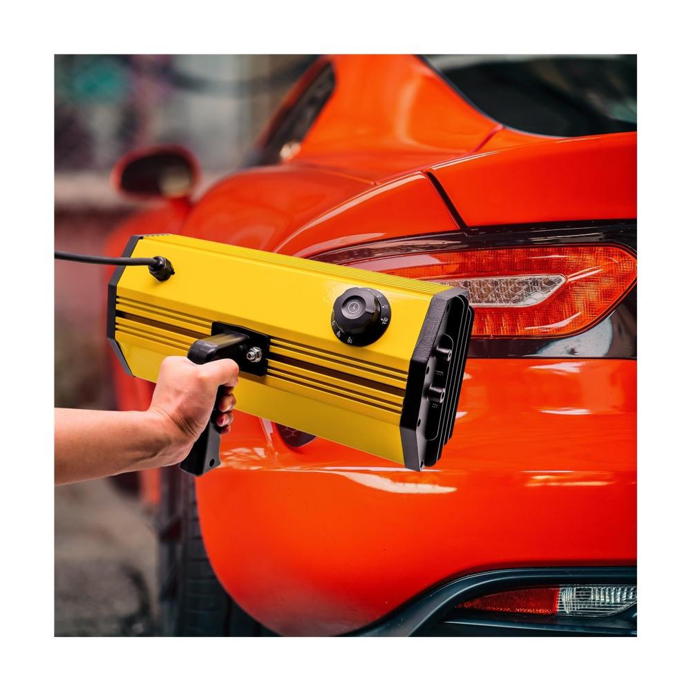Infrarot-Lackreiniger 2000 W Kurzwellen-Lacktrocknungslampe für Autoreparatur Hand-Heizlicht für Heißhärtung & Lackheizung Karosserie-Reparatur-Trocknung