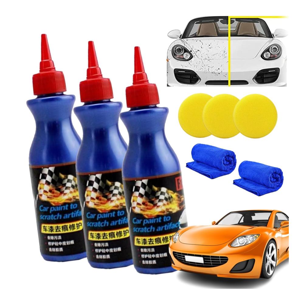 Ultimate Paint Restorer - Polituren für Auto Kratzer-Entferner & Reparaturwachs 3er-Set für Lackschäden & Fahrzeugkratzer Auto Politur & Lackpflege