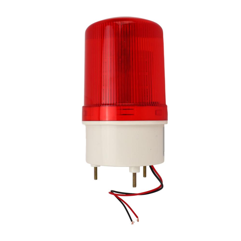 LED Alarmleuchte mit Rotierendem Stroboskop 120dB IP54 für Innen und Außen | Industrielles LED Alarmstroboskop in Rot ABS 12V Alarmlampe