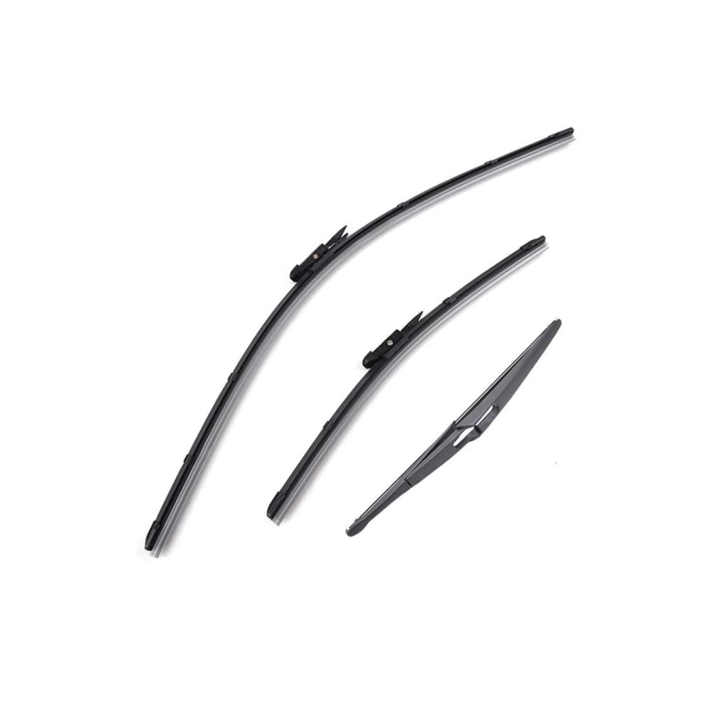 Scheibenwischer 3-teiliges Set für Nissan Qashqai J10 (2006–2013) – Allwetterwischer für Front- und Heckscheibe 24 15 12 Scheibenbürsten
