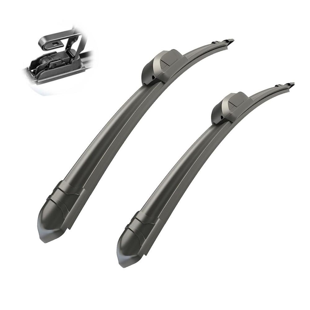 Scheibenwischer für Citroen C3 MK1 2002-2009 Allwetter-Wischerblätter Frontwischerblätter mit UJ-Haken Regenwischer Zubehör für klare Sicht