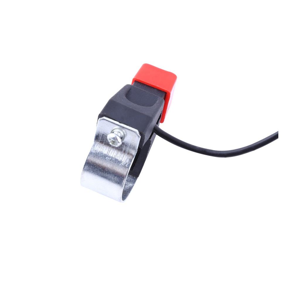 Druckschalter Universal für Dirt Bikes – Flameout/Zündschalter Momentary (Button) Stop Kill Schalter für 22mm Lenker 49cc Moto Motorrad