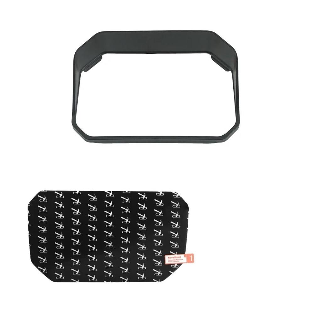 Geschwindigkeitsmesser Sonnenblende & TPU Displayschutzfolie für Motorrad R1300GS 2024 R1200GS R1250GS F850GS ADV F900R – Sonnenschutz & Messgeräteabdeckung
