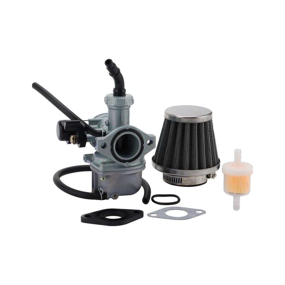 PZ25 25mm Vergaseranlage mit 35mm Luftfilter und Kabel-Choke – Ersatz für 125cc und 140cc Mini Quad ATV Motorrad und Roller Hochwertige Vergasereinheit