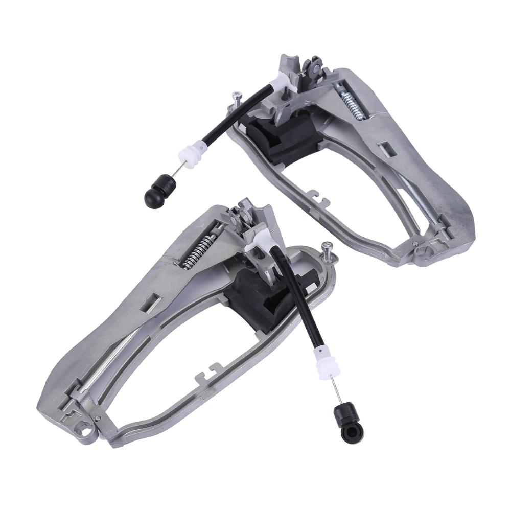 2x Außentürgriff Türgriff Träger für X5 E53 SUV 00-06 Halterung vorne links rechts kompatibel mit 51218243615 51218243616 20937681 20937682