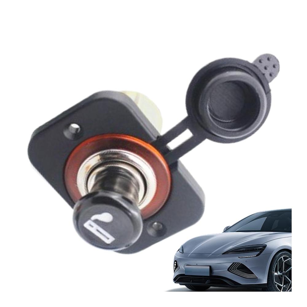 Zigarettenanzünder Steckdosenadapter - Autostart-Baugruppe Ersatzzubehör für Zünddruckknopf Modifiziertes Plug-and-Play Zubehör für die meisten Autos