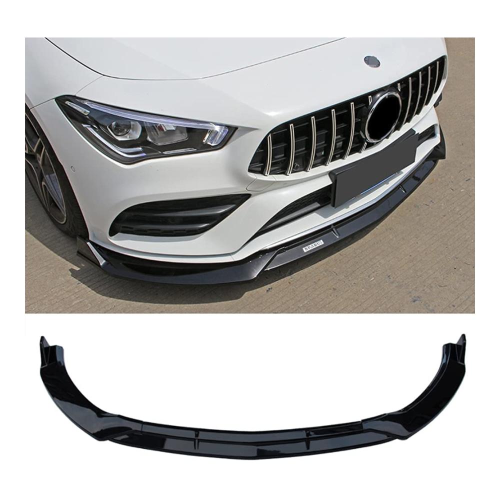 Frontspoiler Lippe für Mercedes-Benz CLA 35/180/200/250/45 2020-2021 Auto Frontstoßstange Splitter Spoiler Lip Diffusor Spoilerlippe Front Flaps