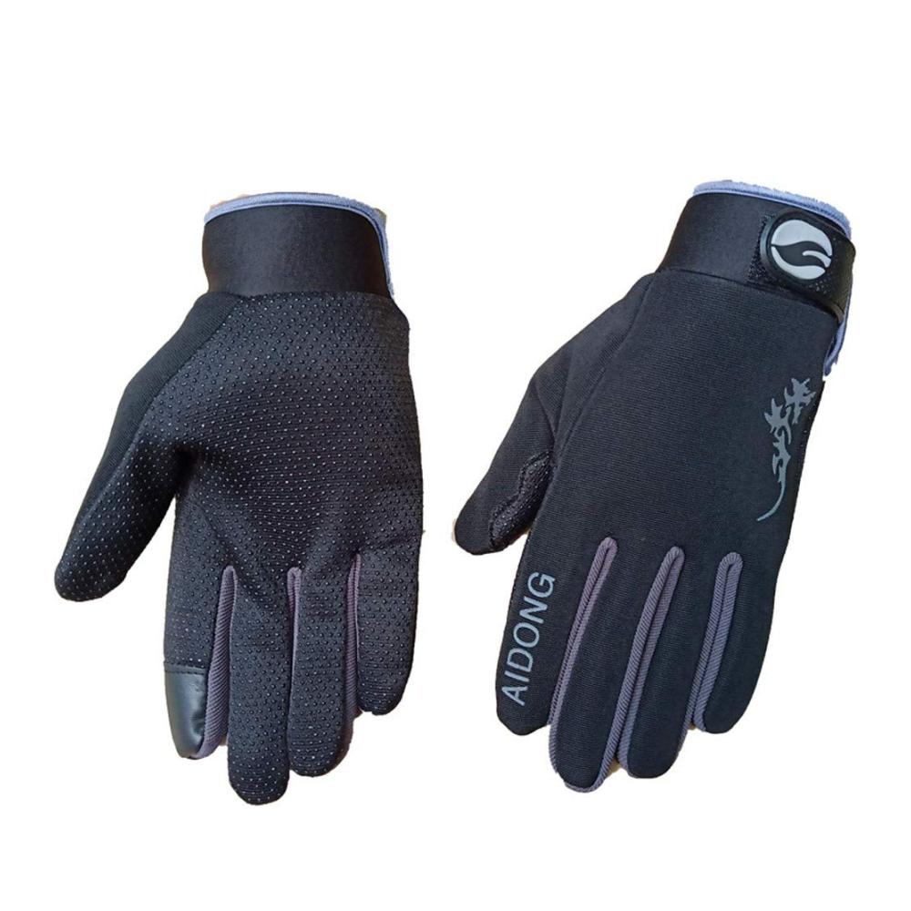 Outdoor-Sport-Handschuhe für Herbst und Winter – Warme Fitness-Handschuhe mit Griffigkeit und Touchscreen-Kompatibilität Grau Ideal für Aktivitäten im Freien