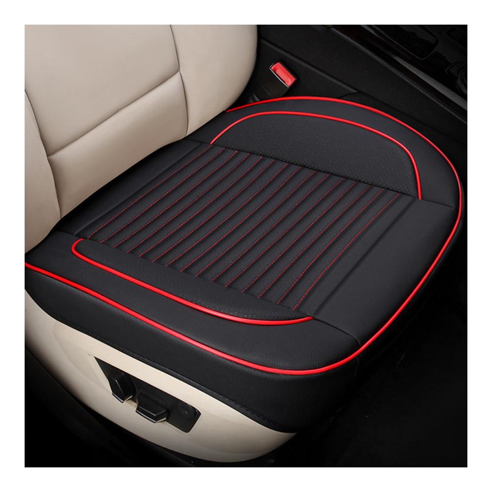 Luxus PU-Leder Sitzbezüge Auto Vordersitze – Universelles Set für Limousine/SUV/Pickup/Van Sitzauflagen Leder Stylisch & Hochwertig Stil A 1