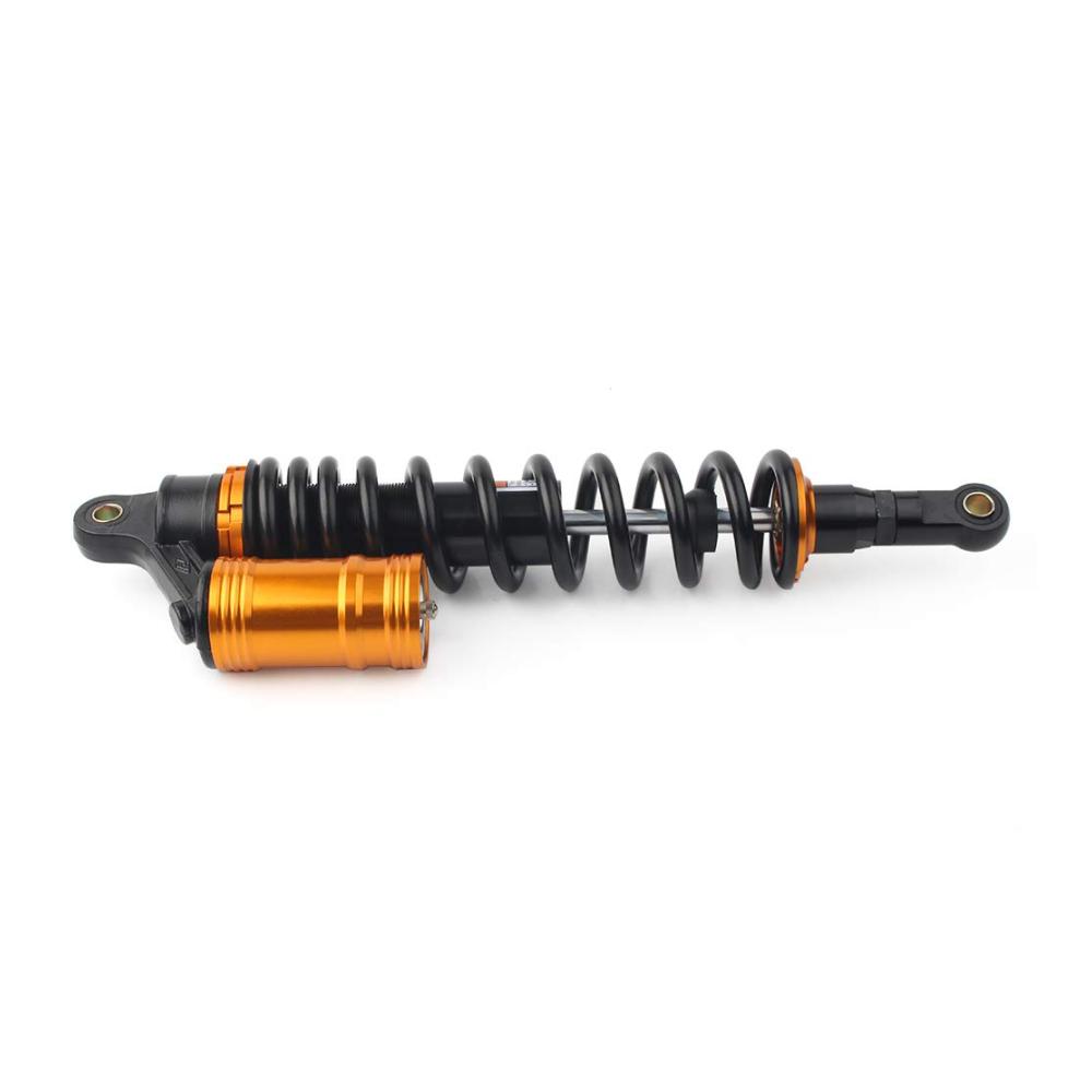 SIKUAI 430 mm Stoßdämpfer für Motorrad Go-Karts Roller ATV Straßenfahrräder – 43 cm Luftstoßdämpfer mit Stickstofffederung universell passend