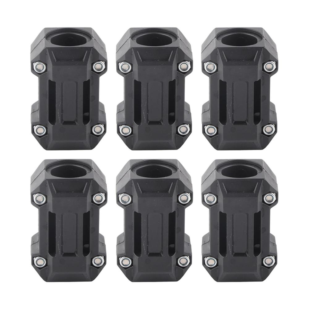 Stoßstangenblock für Motorrad 3 Paar Schwarz 22/25/28 mm Schutzstoßstangen-Dekoration für R1200GS & R1150GS Stoßfänger Motor Sturzbügel