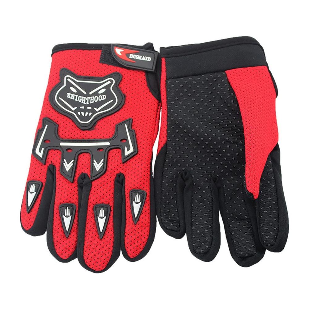 Kinder Motorradhandschuhe Vollfinger Moto Luvas Motocross Leder Rennhandschuhe für Kinder - Schutz Komfort und Stil beim Motorradfahren