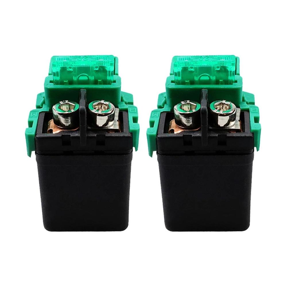 Starterrelais 12V 1/2 Stück für Honda CRF125F CRF230L CRF250F CRF250L CRF250R CRF250X CRF450X CTX700 Motorrad-Startermagnetrelais (2 Stück)