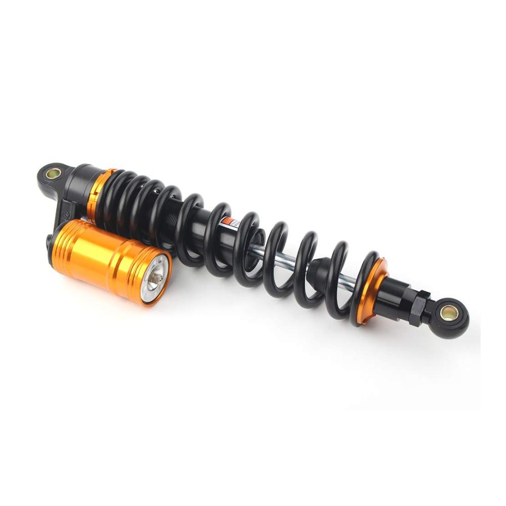 SIKUAI 400 mm Universal Luftstoßdämpfer für Motorrad – Passend für Honda Kawasaki Yamaha 250cc Dirt Bike Rundes Ende Hochwertiger Stoßdämpfer