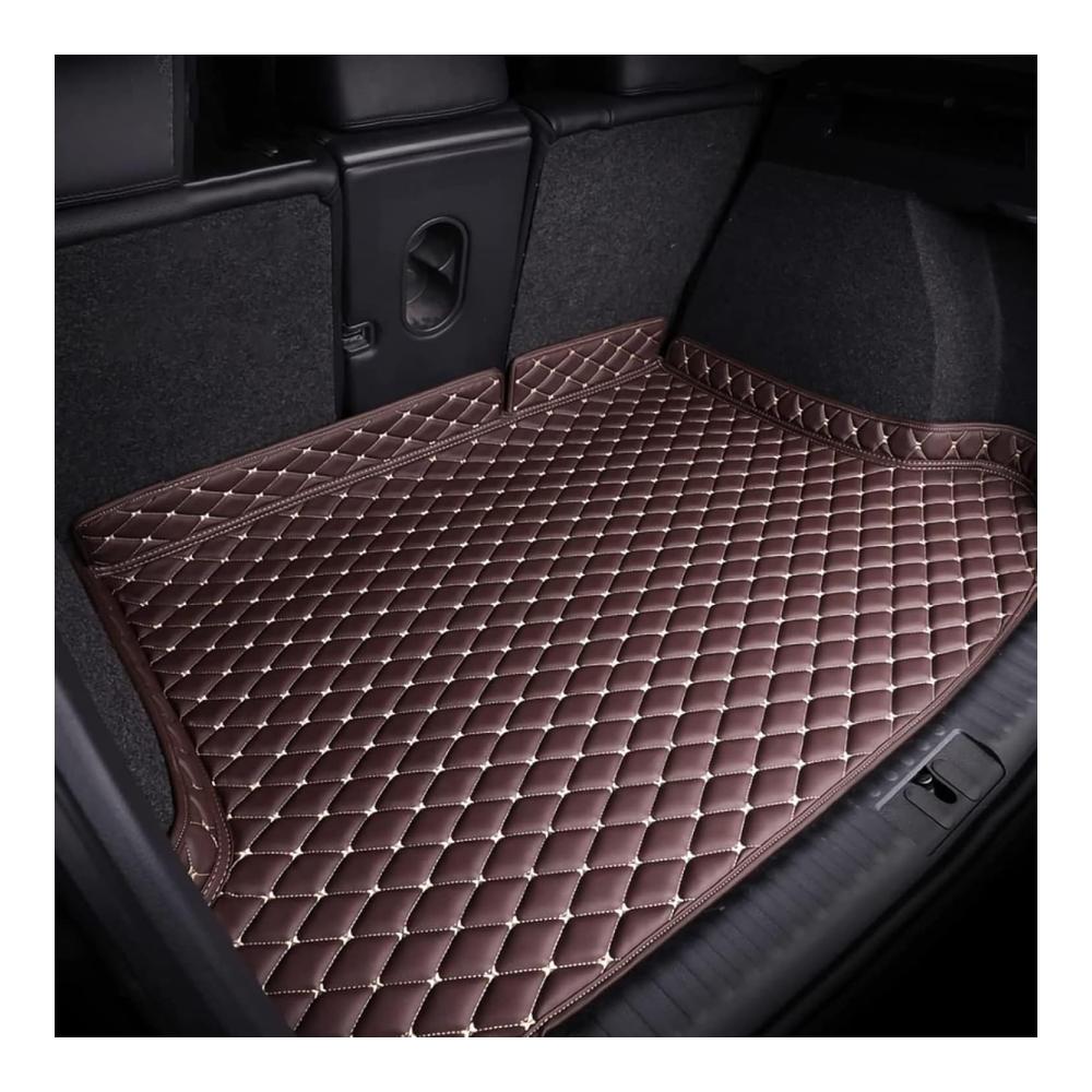 Kofferraummatte für Infiniti QX60 2014-2023 Leder rutschfest & wasserfest geruchsneutral Kofferraum Schutzmatte Auto Coffee langlebig & pflegeleicht