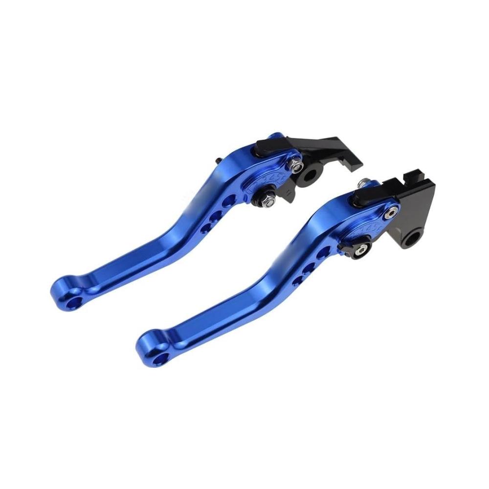 Einstellbare Brems- & Kupplungshebel für Honda CBF1000 EINE/A 2010-2013 CNC-gebogenes Zubehör kurze Griffversion Blau Motorrad-Kupplung & Bremse Set