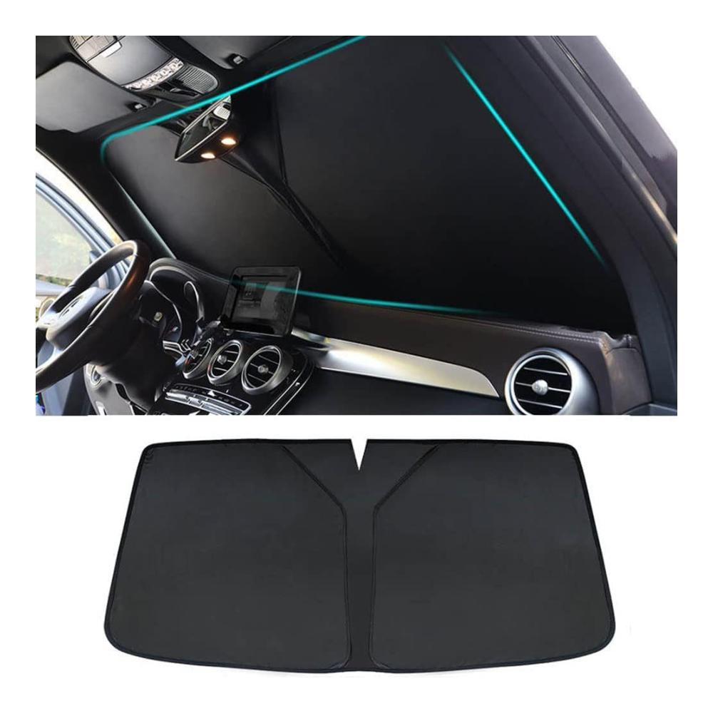 Sonnenschutz für Toyota Land Cruiser LC100 2003-2006 – Voller Fenster Sonnenschutz für Vorne & Hinten Seitenscheibe Atmungsaktiv Anti-UV Autozubehör