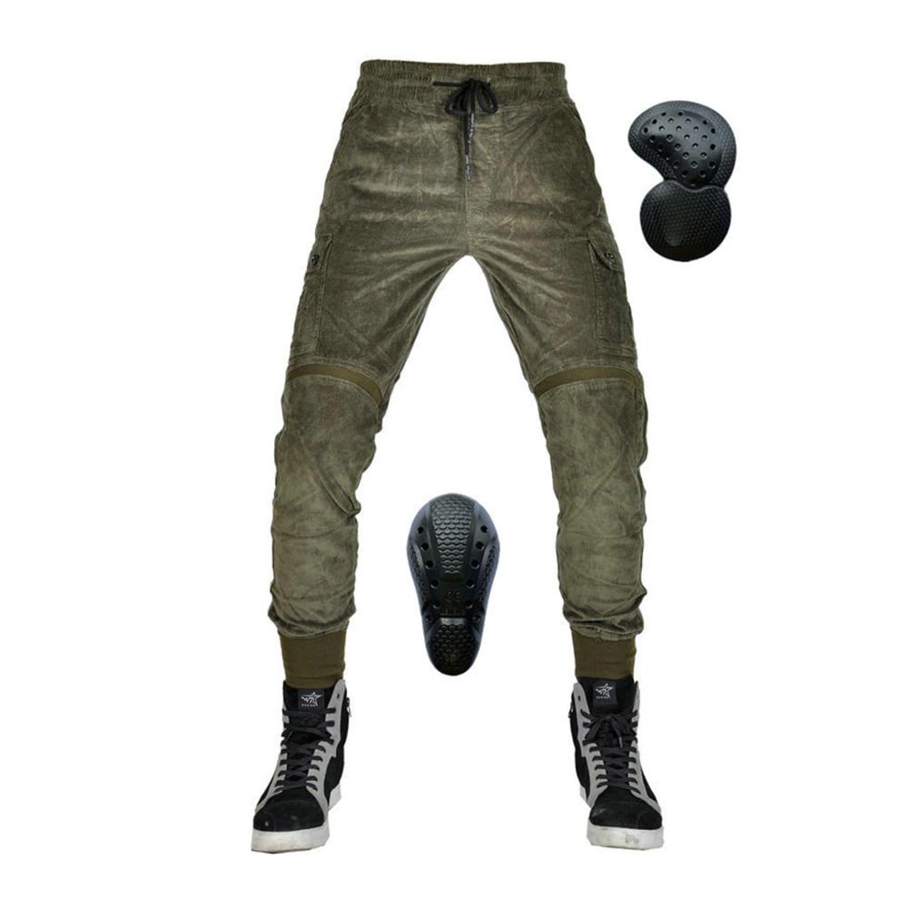 Motorradhose für Herren mit CE-Panzerung – Motocross- und Adventure-Hose aus robustem Denim-Jeans-Stoff – Wetterfest und sicher für Outdoor-Aktivitäten