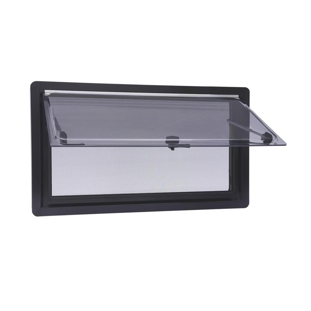 Wohnwagen Fenster 900 x 500mm Ausstellfenster für Wohnmobil & Caravan – Hinged Push Out Vent Hatch Ersatz für Kastenwagen Van & Camper – Seitenfenster