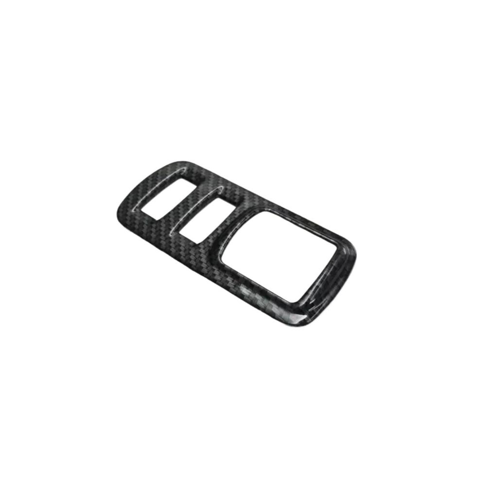 Interieurleisten ABS Carbon Optik für Renault Captur 2015-2018 Frontkopf Nebelscheinwerferschalter Zierrahmen Auto-Styling Abdeckung 1 Stück