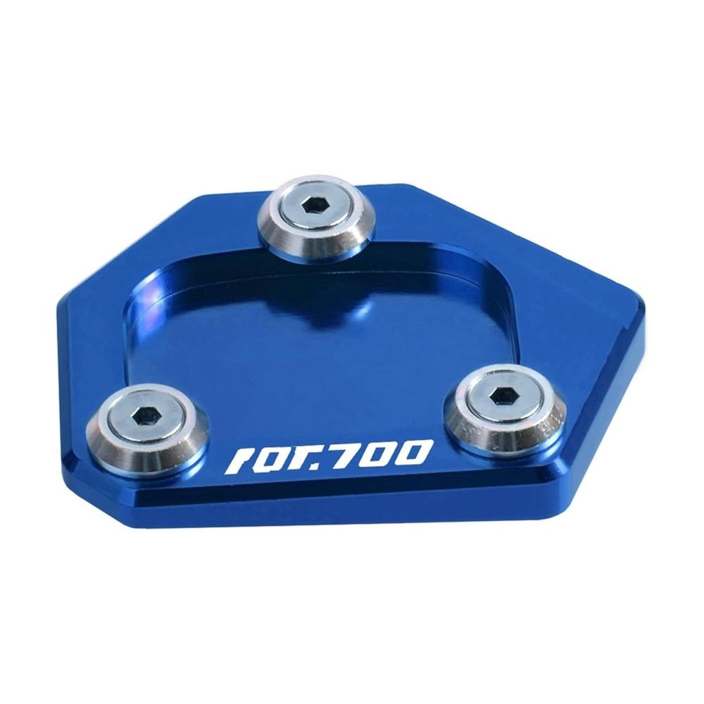Verlängerungspolster Stützplatte für NC700 NC700X NC700S NC700D CNC Aluminium Seitenständer Fußplatte Vergrößerer Blau Erweiterung für mehr Stabilität