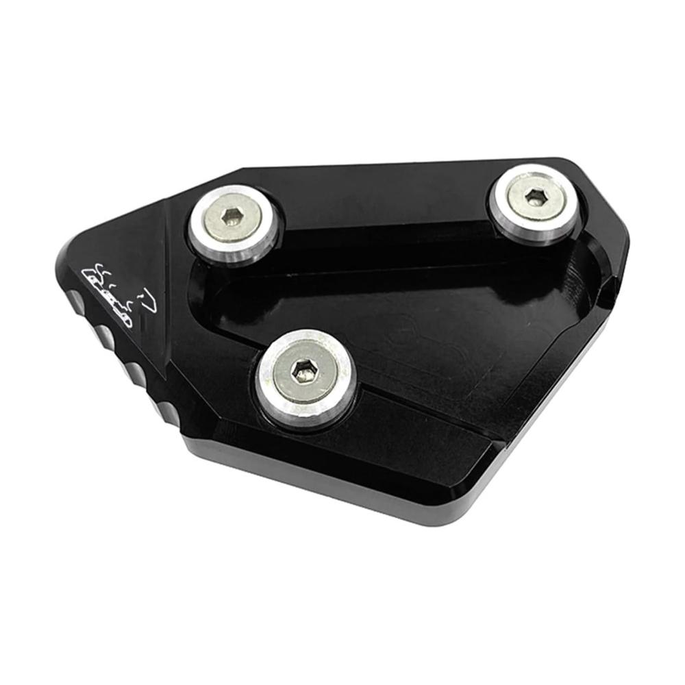 Verlängerungspolster Stützplatte für Suzuki GSXR1000 2009-2016 CNC Kickstand Fuß Seitenständer Vergrößerer Gold mit Logo Motorrad Ständer