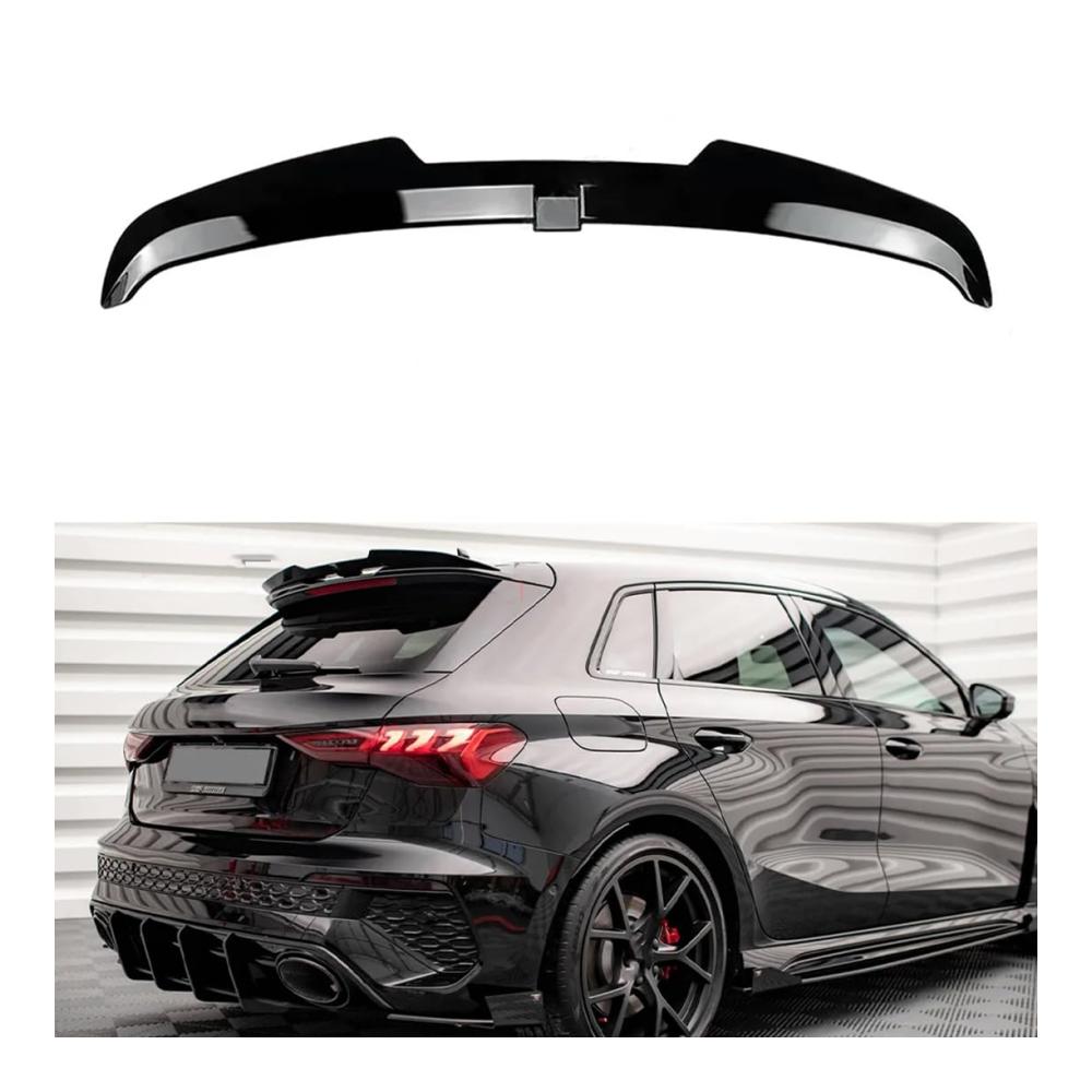 ABS Dach-Heckspoiler für Audi A3 S3 RS3 8Y Sportback 2020-2024 - Schrägheck Windspoiler fester Heckflügel 1 Stück für optimierte Aerodynamik und sportliches Design