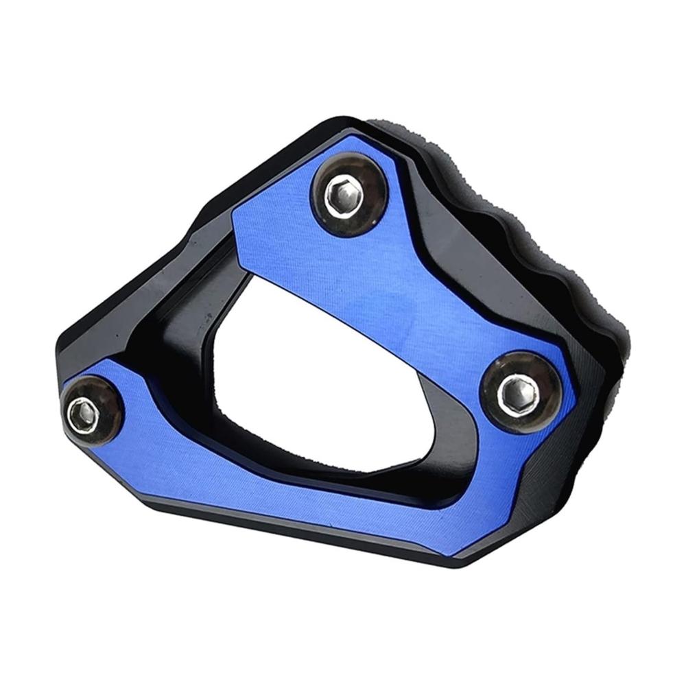 Verlängerungspolster Stützplatte für Yamaha MT-10 2016-2017 CNC Fuß-Ständer Erweiterung Seitenständervergrößerung Motorradzubehör Kickstand Pad