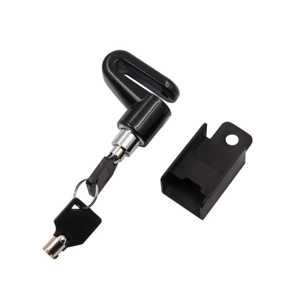 Motorrad Bremsschloss 2er Set - Diebstahlsicherungen für Motorrad Fahrrad Roller | Alarm- & Sicherheitssystem | Anti-Diebstahl Schutz Farbe Schwarz