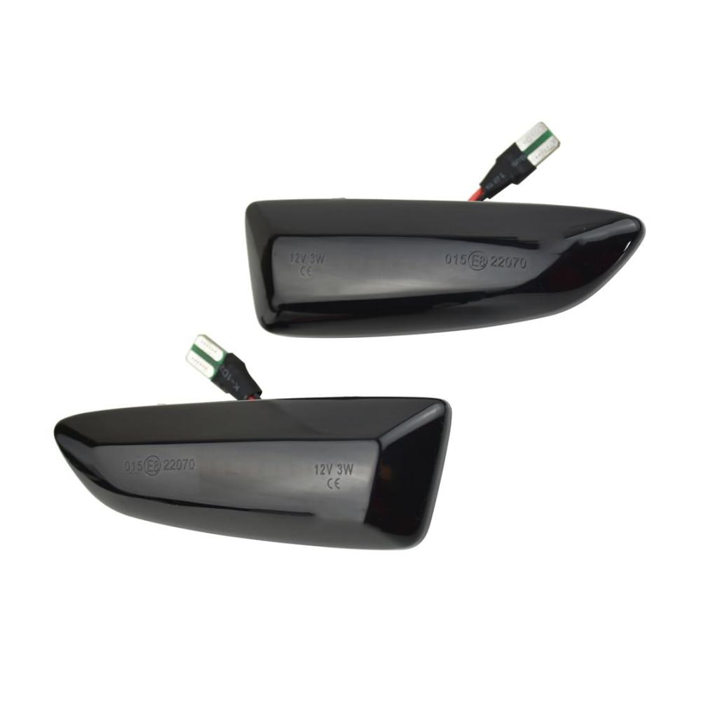 2x Dynamische Blinkerleuchten Seitlich für Opel Astra J K Zafira C Insignia B Grandland X Ersatz für 13273103 13491088 1713004