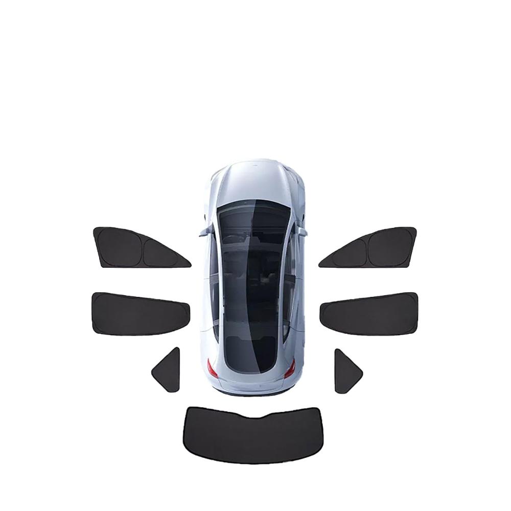 Schattiger Fahrspaß! Seitenscheibenschutz für Toyota SIENTA 2011-2015 | Auto-Sonnenblende mit UV-Schutz und Privatsphäre | 7-teiliges Zubehör-Set für das ganze Auto