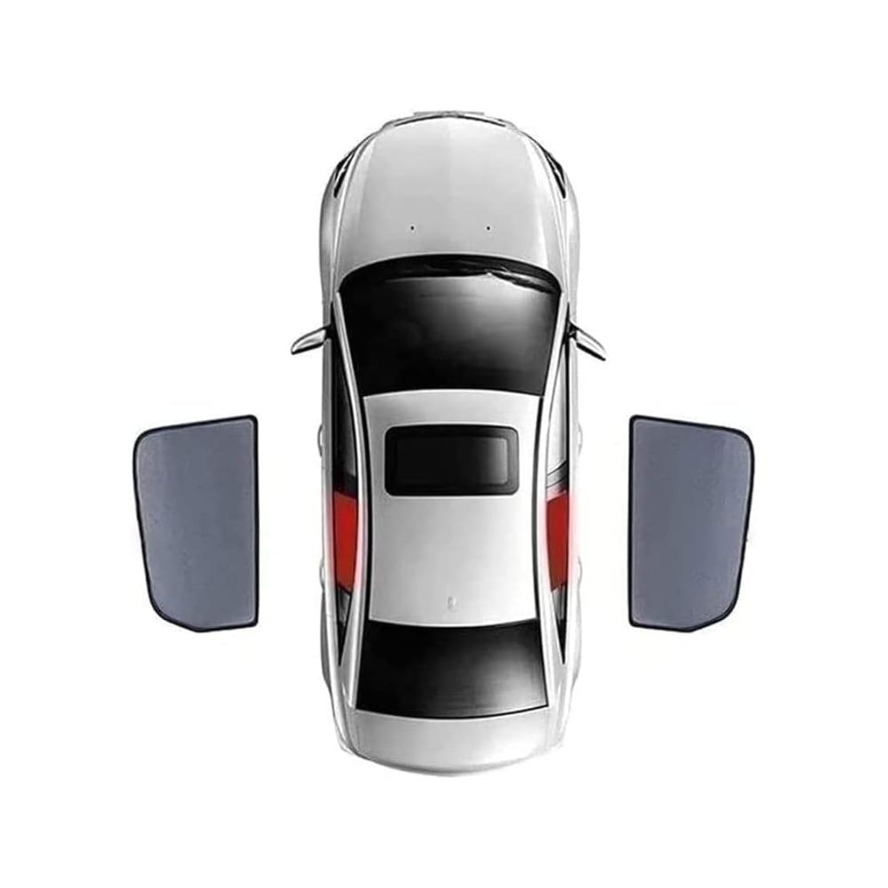 B/2pcs Rear Side Windows