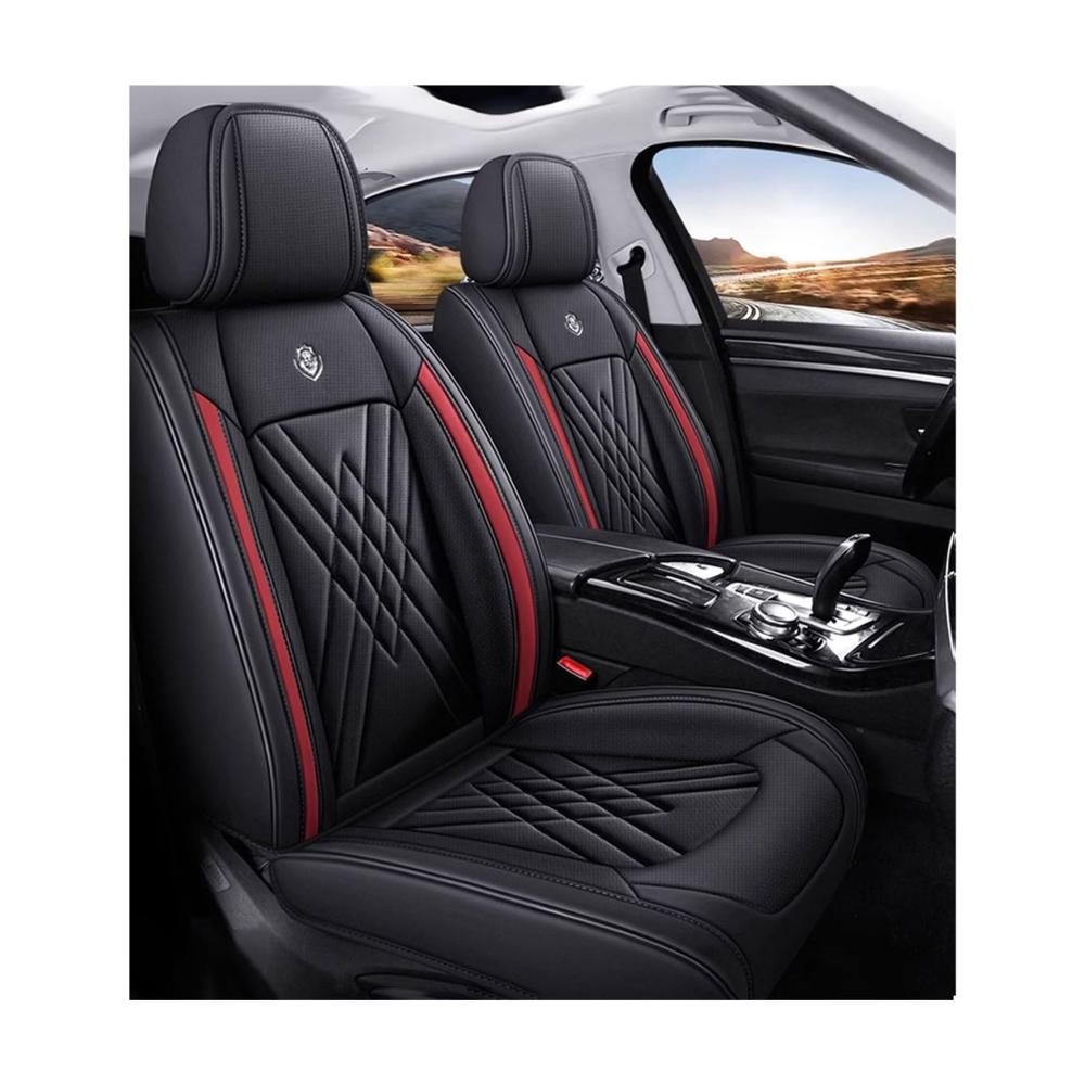 Kunstleder-Autositzbezüge für FIAT 500 500C 500e 500L 500X 600 - Komplettset 5-Sitze Universal-Sitzbezüge Auto Leder Sitzbezüge Innenraum Zubehör