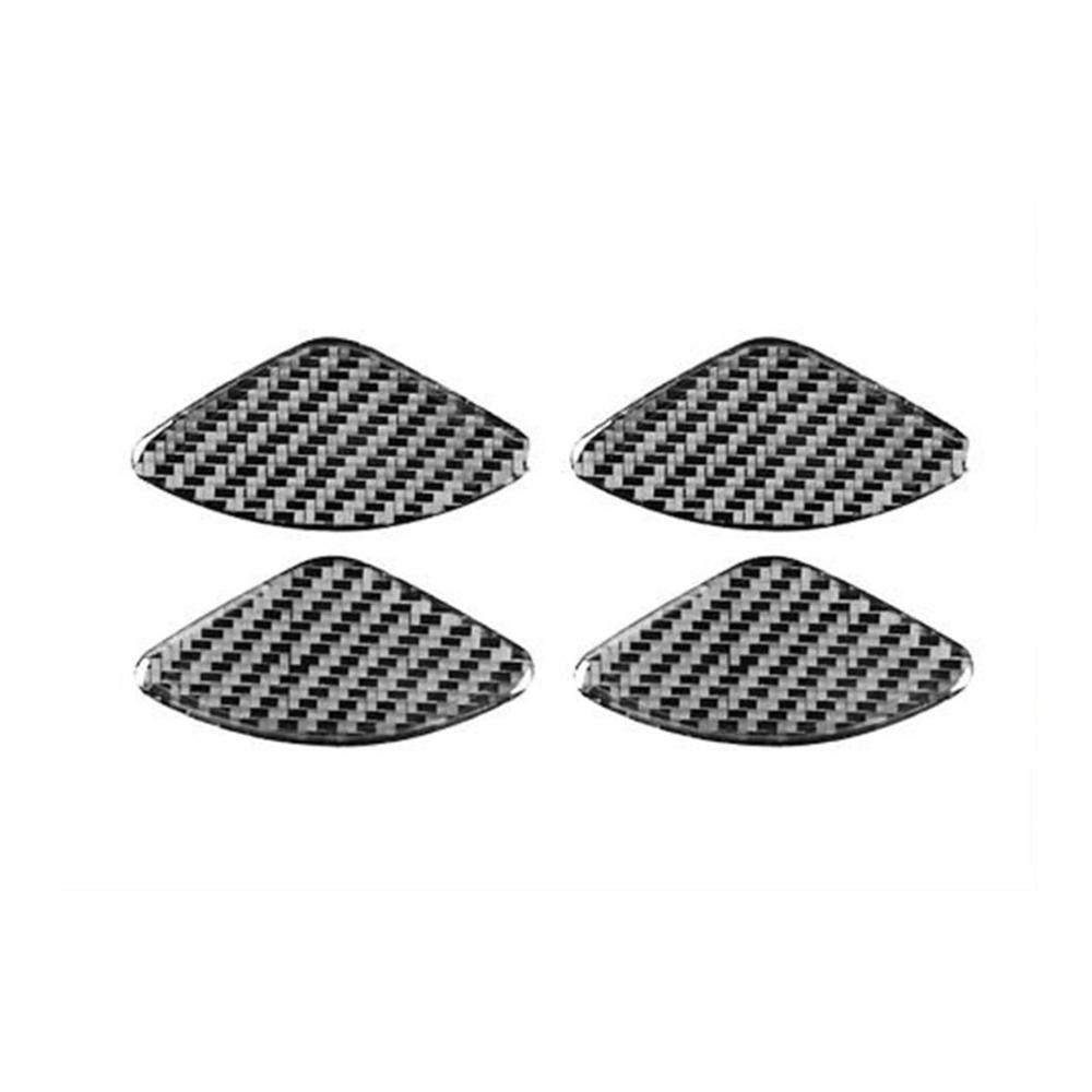 Interieurleisten für CRV 2007-2011 – Real Carbon Fiber Türschlüssel Panel Dekorative Abdeckung – Auto Innen Dekoration Aufkleber Set Schwarz