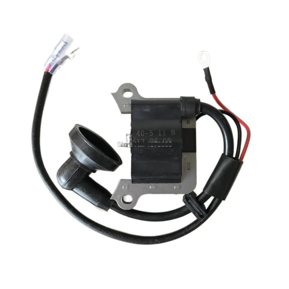 Zündspule für 43CC 52CC 40-5 44-5 Motorsense 62mm Ersatzteil für Benzinmotoren Hochwertige Zündkerze für Motorgeräte Ersatzzubehör für Rasenmäher