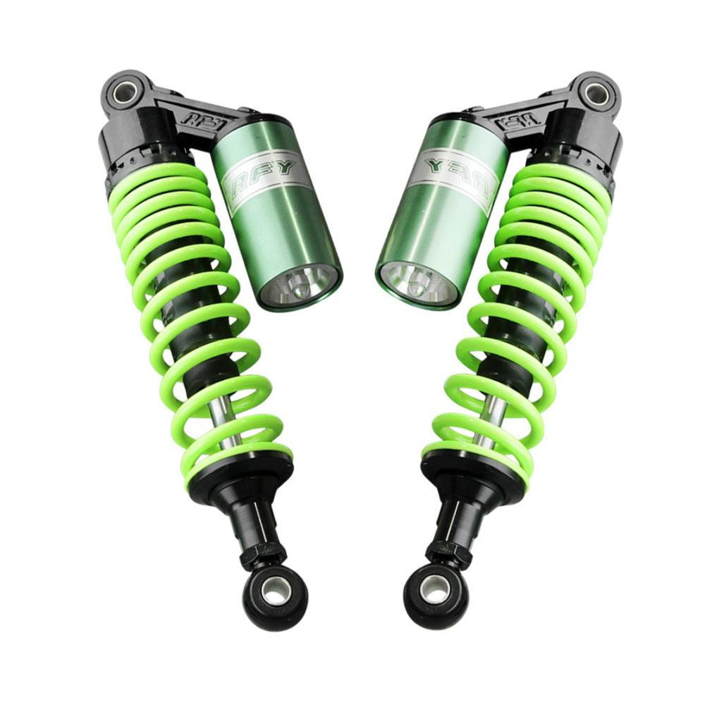 SIKUAI 320 mm Universal Motorrad Stoßdämpfer Luftstoßdämpfer für ATV Go Kart Quad Dirt & Sport Bikes – Grün Hochwertige Federung für optimales Fahrverhalten