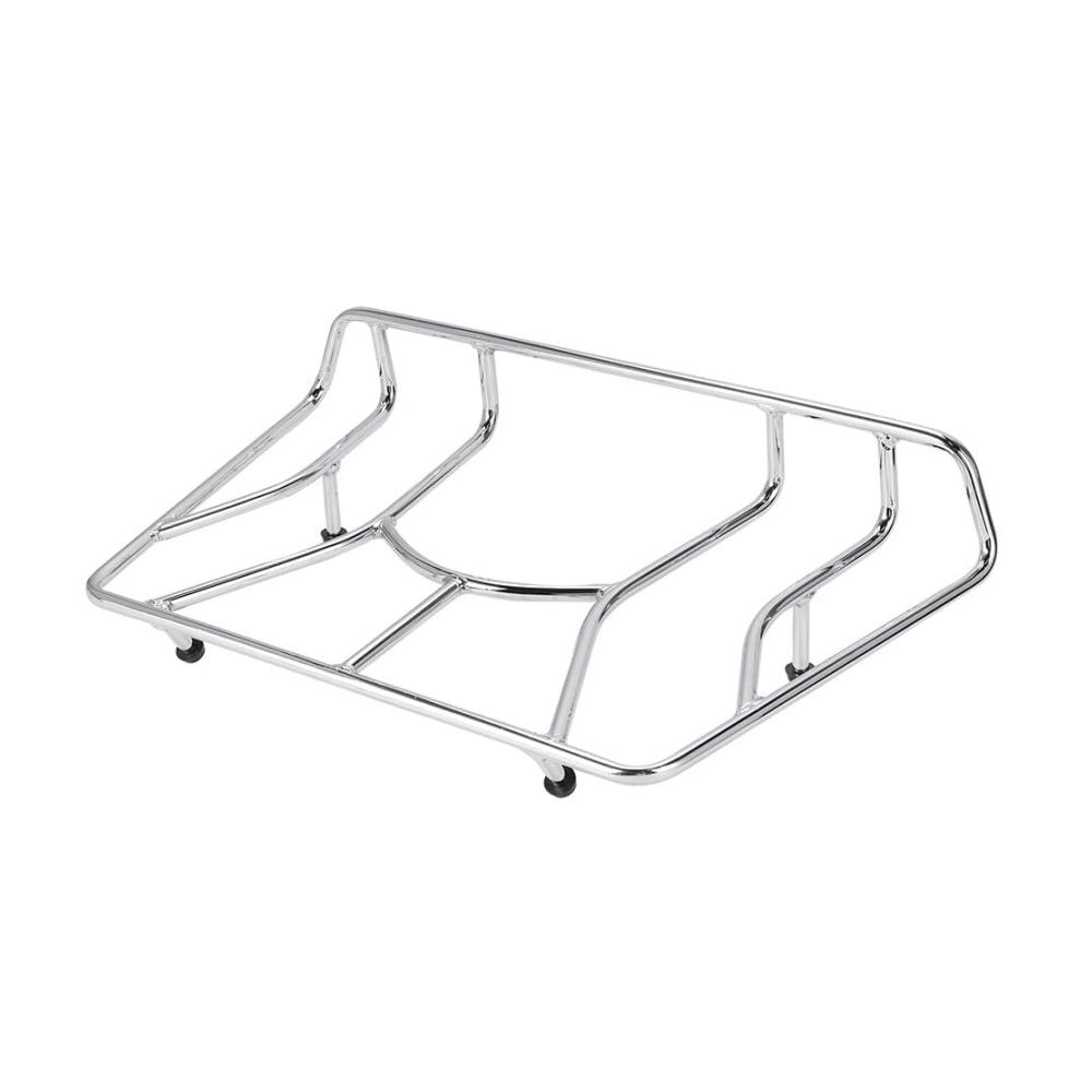 Hinterradgepäckträger für Can-Am Spyder RT SM6 2010-2018 Chrom Stahl Motorrad Gepäck Rack Tour Rack Robust und Langlebig Ideal für Reisen