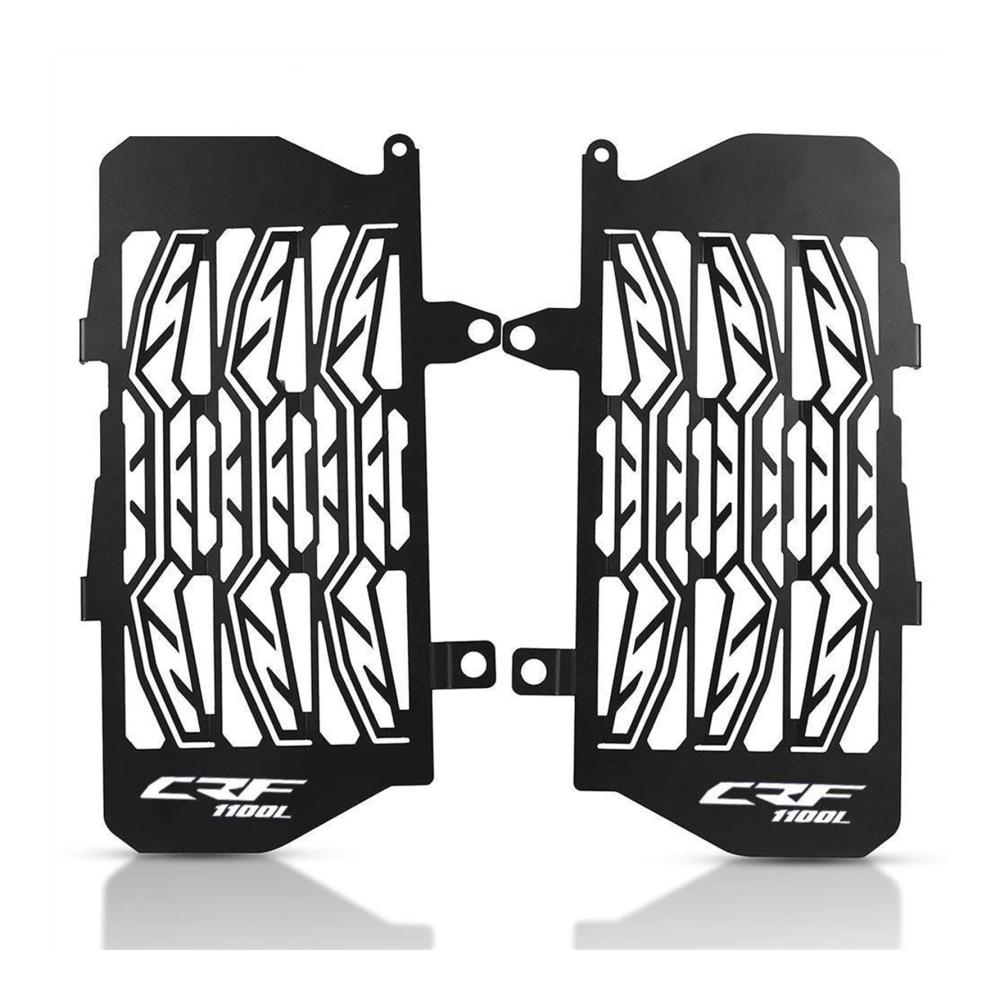 Schützende Kühlergrillabdeckung für Honda CRF1100L Africa Twin 2020-2021 Kühler Schutz für Motorrad Nicht passend für Adventure Sports (CRF1100L Logo)
